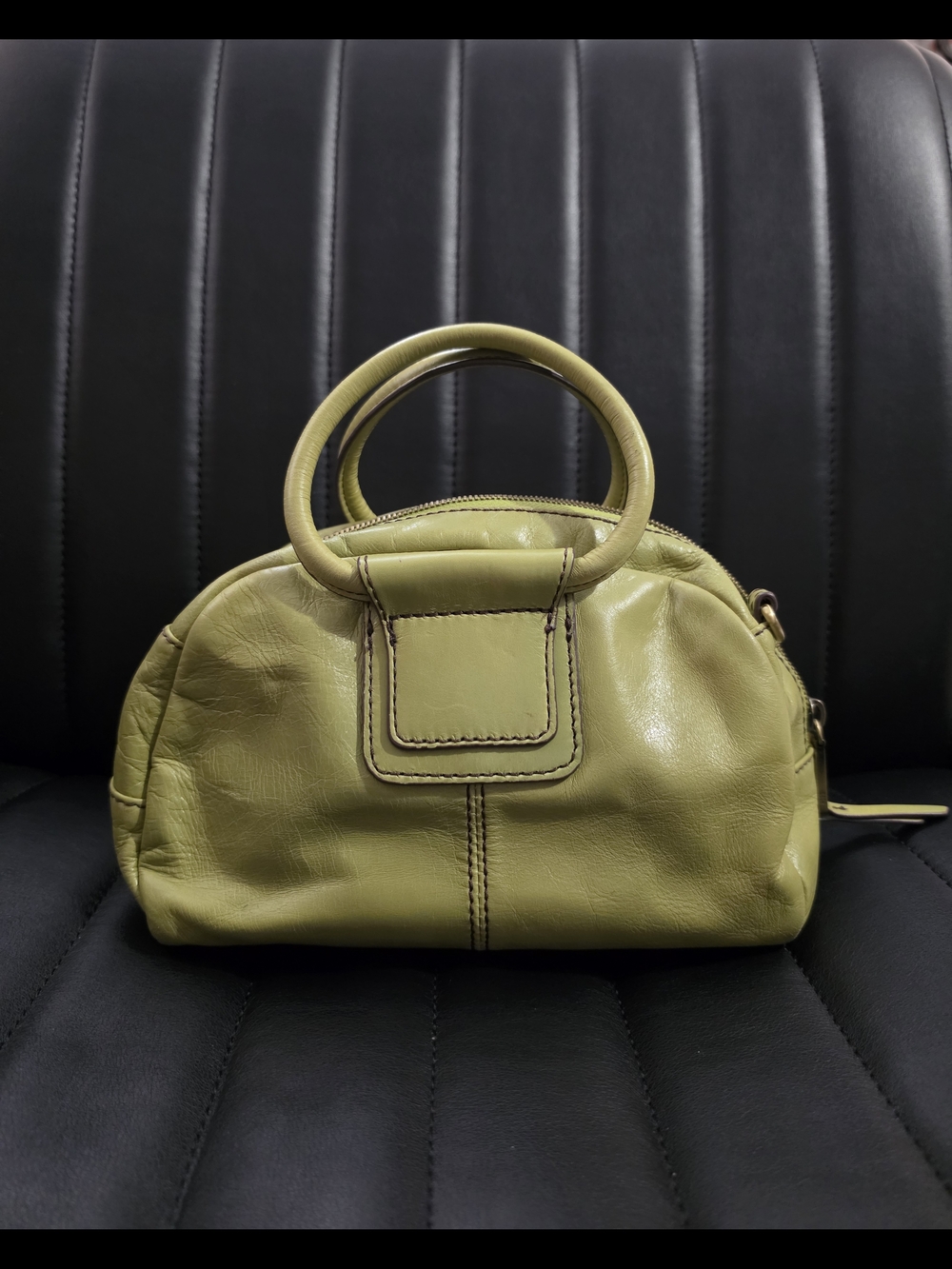 Hobo International Mini Sheila Satchel - 'Dark Citron' Green